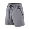 thumbnail image 2 of Styesk Mens Shorts Men Fashion Solid Color Loose And Comfortable Motion Straight-leg Work Clothes Shorts, 2 of 5
