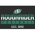 thumbnail image 2 of CFL Saskatchewan Roughriders Football Stripe Black X-Large T-Shirt, 2 of 4