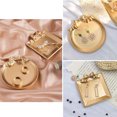 thumbnail image 2 of Decodeary 2x Gold Simple And Elegant Made Of Resin Jewelry Tray For Refined And Organized Display Sturdy, 2 of 6