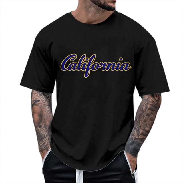 LUOGENLI T-shirts pour Homme pour Hommes T-Shirt à Imprimé Floral à Manches Courtes à Col Rond pour Tenue Décontractée T-shirts pour Hommes T-shirts Graphiques Pâques T-shirts pour Hommes T-shirts Graphiques Drôle Adulte St. Patrick Noir TTTTG
