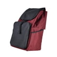 thumbnail image 4 of yuksok Sac Chariot Pliable Oxford 51x33x22cm Léger Réutilisable Accessoire Portable Imperméable pour Maison Bureau Résistant à l'Usure, Rouge Noir, 4 of 9