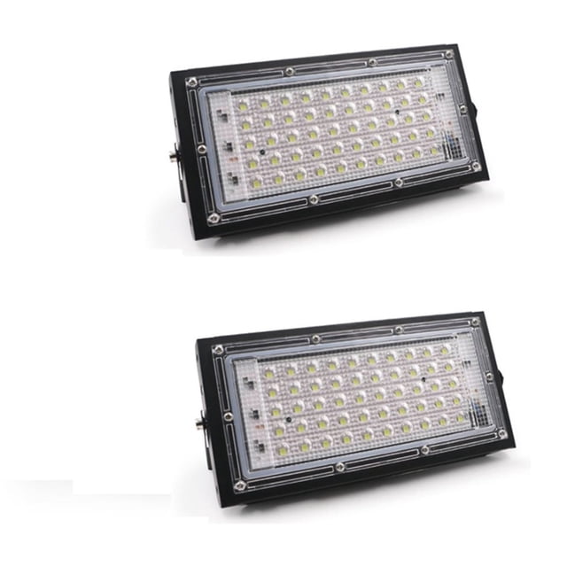 1/2/3/4PC LED Outdoor Wall Floodlight Waterproof 50w Black Garden Wall Lamp Street Reflector Garden Lighting Spotlight ,Extraordinary Performance