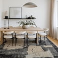 thumbnail image 4 of Rug Branch Nomad Abstract Indoor Area Rug, Black Beige, Modern - Living Room, Bedroom, Dining Room, and Kitchen, 4 of 9