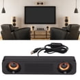 thumbnail image 1 of Long Speaker, 60Hz-20kHz Exquisite Appearance Surround Sound Wired Speaker Compact  for TV for Computer, 1 of 8