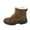 Brown, variant on XIMIN Men's Winter Boots Outdoor Snow Warm Cotton Fur Lined Winter Shoes Breathable Work Boots Lace Up Comfortable Non Slip Ankle Platform Boots