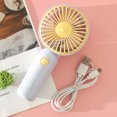 thumbnail image 3 of Yhmxh Fan-Desk Fan Portable Fan Box Fan Mini Fan Handheld Pocket Mini Fan Portable with Bracket Desktop USB Charging Fan Fan Heater, 3 of 6
