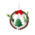 thumbnail image 1 of Yyhyds Kit de Matériel de Couronne de Noël Bricolage, Fournitures d'Artisanat de Couronne de Noël, Clochettes Rouges, Nœud, Pomme de Pin, Baie, Décoration des Fêtes pour Projets de Couronne Bricolage Liquidation Ventes Aujourd'hui Aubaines Prime, 1 of 3