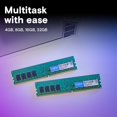 thumbnail image 5 of RAM 8GB 16GB 4GB DDR4 3200MHz CL22 1.2V UDIMM Desktop Single Memory 4G 2400MHz 1pcs, 5 of 5