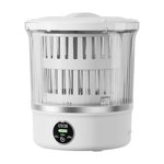 DOLITY Mini Washing Machine Laundry Washer Small Appliances Lightweight Small Washer Laundry Cup for Rvs Dormitory Solo Living Socks