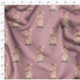 thumbnail image 4 of Soimoi Orange Poly Georgette Fabric Pig Animal Print Fabric by the Yard 42 Inch Wide, 4 of 5