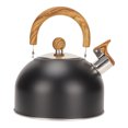 thumbnail image 4 of Bouilloire en Acier Inoxydable, Poignée Ergonomique Noire à Sifflement pour la Maison, 4 of 8