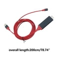 thumbnail image 3 of Mobile Phone Adapter To Projection Cable Is Applicable To Mobile Phone To TV High-definition Same-screen Cable, 3 of 9