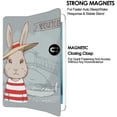 thumbnail image 2 of iPad Mini 7.9 Inch 5 Gen [ Mini 5th Generation 2019 ] A2133 A2124 A2126 MUXH2LL/A MUXF2LL/A MUXG2LL/A Trifold Printed Slim Adjustable Stand Feature Case with TPU Heat Dissipation Back - Bunny Hat, 2 of 6