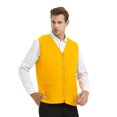 thumbnail image 3 of TOPTIE Adult Volunteer Work Vest Event Supermarket Apron Vests - Yellow, 3 of 8