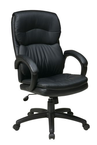 Office Star Products High Back Eco Leather Executive Chair