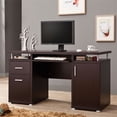 thumbnail image 2 of Bowery Hill 2 Drawer Computer Desk in Cappuccino, 2 of 3
