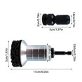 thumbnail image 2 of Kit de Moyeu Roue Outil de Retrait en Alliage d'Aluminium ABS pour Nettoyage de Garage Atelier, 2 of 2