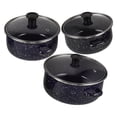 thumbnail image 2 of 1 Ensemble de Casseroles en Émail Marmite avec Couvercle Fond Plat Casseroles, 2 of 9