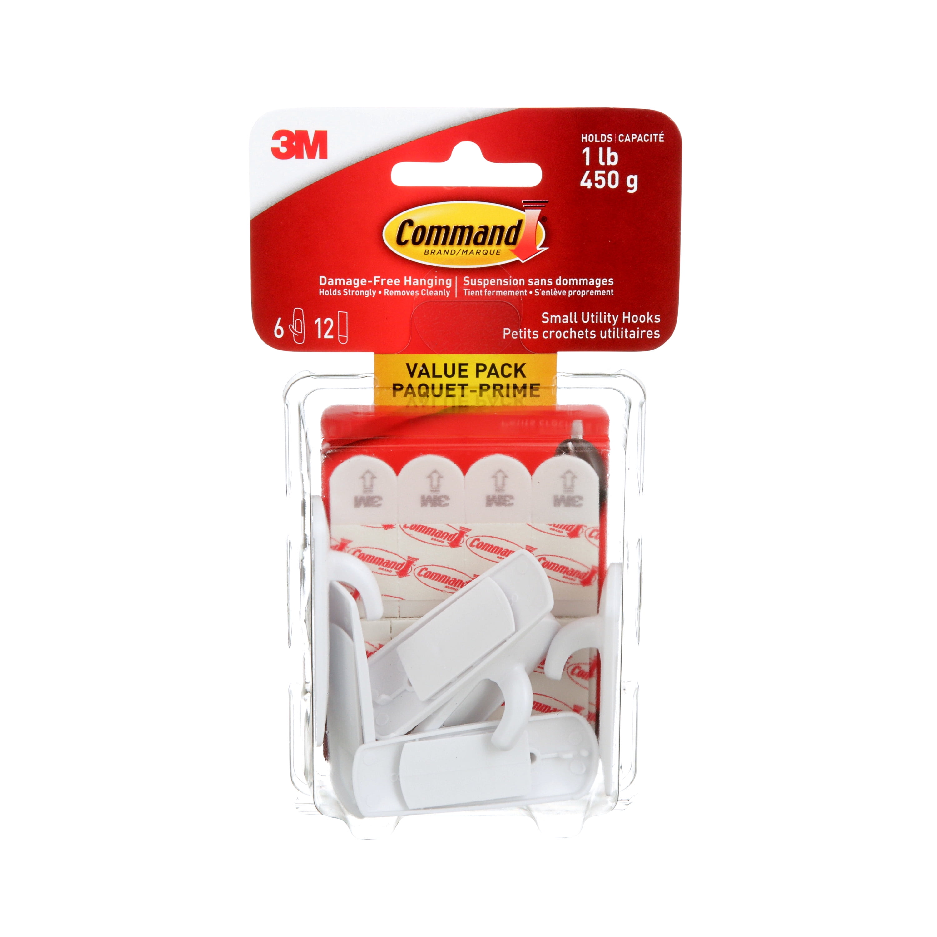 Crochets décoratif Command(MC) 17002C-VP, Petit, Paquet-Prime