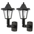 thumbnail image 1 of 2pcs Lampe Solaire Murale Extérieure Patio Cour Jardin Rue Style Lampe Étanche, 1 of 8
