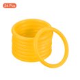 thumbnail image 3 of Unique Bargains 6cm Plastic Carnival Ringtoss Rings Hoop Party Favor Game, Yellow 24 Pack, 3 of 5