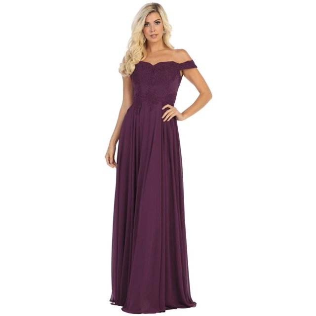 Off Shoulder Bridesmaids Dress