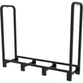 thumbnail image 2 of Firewood Rack Outdoor ft Heavy Duty Logs Holder for Indoor Fireplace Metal Wood Pile Storage Stacker Organizer Matte, 2 of 7