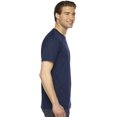 thumbnail image 3 of American Apparel T-Shirt en Jersey Fin, TP, Marine, 3 of 4