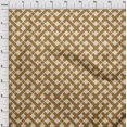thumbnail image 4 of oneOone Cotton Cambric Brown Fabric Check Craft Projects Decor Fabric Printed By The Yard 42 Inch Wide, 4 of 4