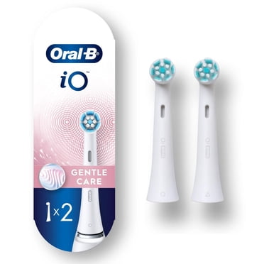 Oral-B iO Gentle Care Replacement Heads, Electric Toothbrush Brush Heads, White
