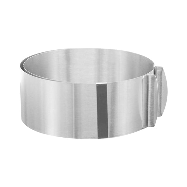 Binwennn Adjustable Cake Ring 6 To 12 Inch:Stainless Cake Rings For Baking Telescopic Round Ring For Cakes Bread Cookies Chocolate Baking Extra High Different Height Baby Cake Tube Pan Mini Vintage
