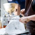 thumbnail image 4 of 2 Pcs Bag Canvas Ice Bag Reusable Canvas Bag Wood Hammer Mallet For Bartender Bar Accessory, 4 of 5