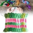 thumbnail image 4 of Polyester Thread, Exquisite Durable 12Pcs Sturdy Thread Embroidery Practical  for Handicrafts Tool for DIY Craft Purple Series,Green Series,Blue Series, 4 of 7