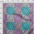 thumbnail image 3 of oneOone Polyester Spandex Turquoise Blue Fabric Stripes Sewing Material Print Fabric By The Yard 56 Inch Wide, 3 of 4