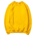 thumbnail image 1 of vdgthytj Chandail à Col Rond pour Homme à Manches Longues, Basique, Couleur Unie, Chandails d'Automne en Molleton, Décontracté, Ample, Chandail à Enfiler, 1 of 3