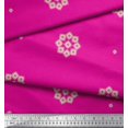 thumbnail image 3 of Soimoi Rayon Crepe Fabric Artistic Floral Decor Fabric Printed Yard 46 Inch Wide, 3 of 3