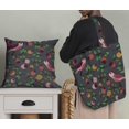 thumbnail image 4 of Soimoi Georgette Viscose Fabric Check & Toucan Bird Decor Fabric Printed Yard 42 Inch Wide, 4 of 4