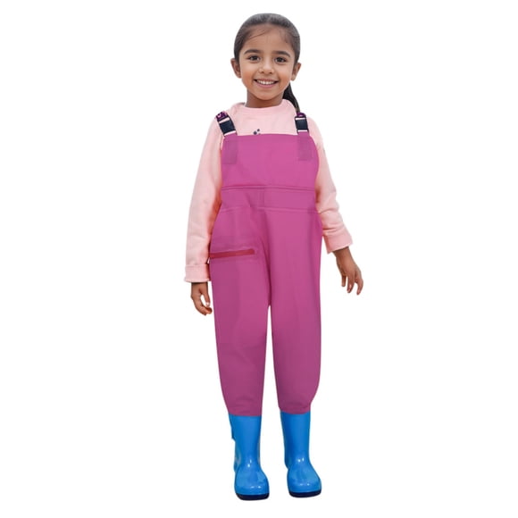 Outfit Size 5 Girls Girl Dresses 24 Months Kids Boys Girls Chest Waders With Pocket Youth Fishing Waders For Toddler Children Water Proof & Fishing Waders With Boots