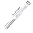 thumbnail image 3 of Lemon Zester Grater Zester Cheese Grater With Handle Lemon Zester Tool For Cheese Lime Chocolate Fruits Vegetables Garlic Cheese Grater Handheld 12.79"（2pcs）, 3 of 7