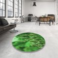 thumbnail image 4 of Ahgly Tapis Rectangulaire Lavable en Machine Intérieur Vert Émeraude Profond, 5 Pieds x 7 Pieds, 4 of 7