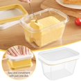 thumbnail image 1 of RKSTN Porte-Bâtons Boîte de Rangement pour Coupe du Beurre avec Couvercle Réfrigérateur Fromage Fromage Réfrigéré Boîte de Conservation Gadgets de Cuisine, 1 of 8