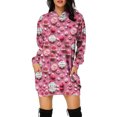 thumbnail image 2 of Jsaierl Robe à Capuchon pour Femmes Noël Grande Taille Tunique de Noël Chandails à Capuchon Robes Chandail Femme Tenue d'Automne Tendance, 2 of 5