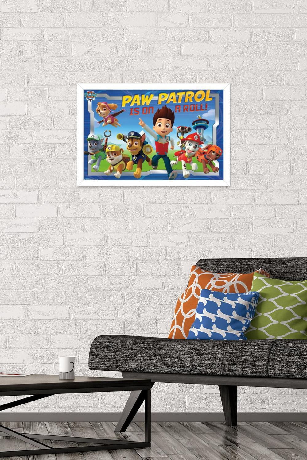 Nickelodeon Paw Patrol - Crew Wall Poster, 14.725" x 22.375" Framed