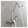 thumbnail image 1 of Fodable Kitchen Faucet Brass Black Kitchen Sink Mixer Tap Hot & Cold Wall Mounted With Spray Gun Rotating Sink Mixer ,Easy to Install, 1 of 7