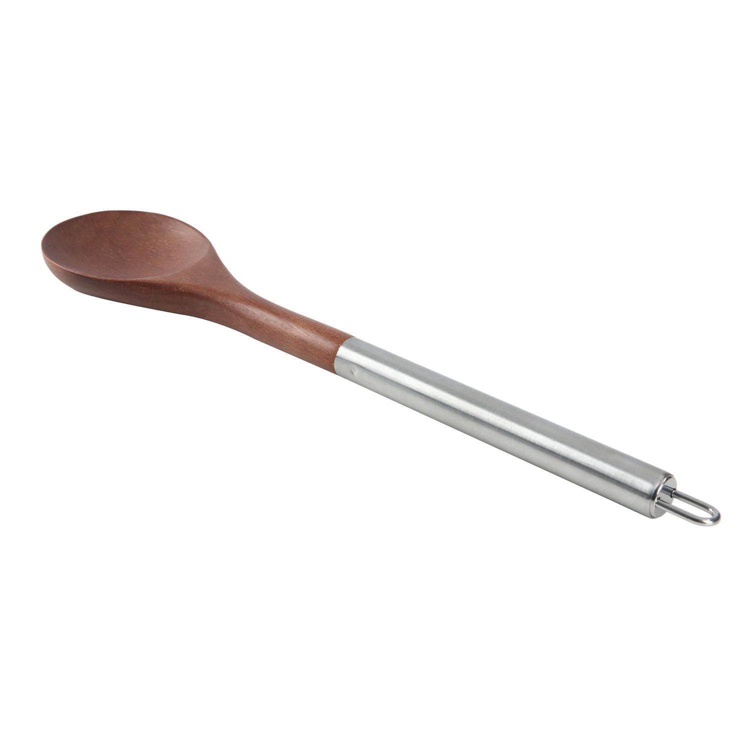 Mainstays Acacia Wood and Stainless Steel Solid Spoon