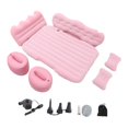 thumbnail image 4 of Almencla Inflatable Car Air Mattress Camping Air Mattress Bed for MPV Automotive Pink, 4 of 7