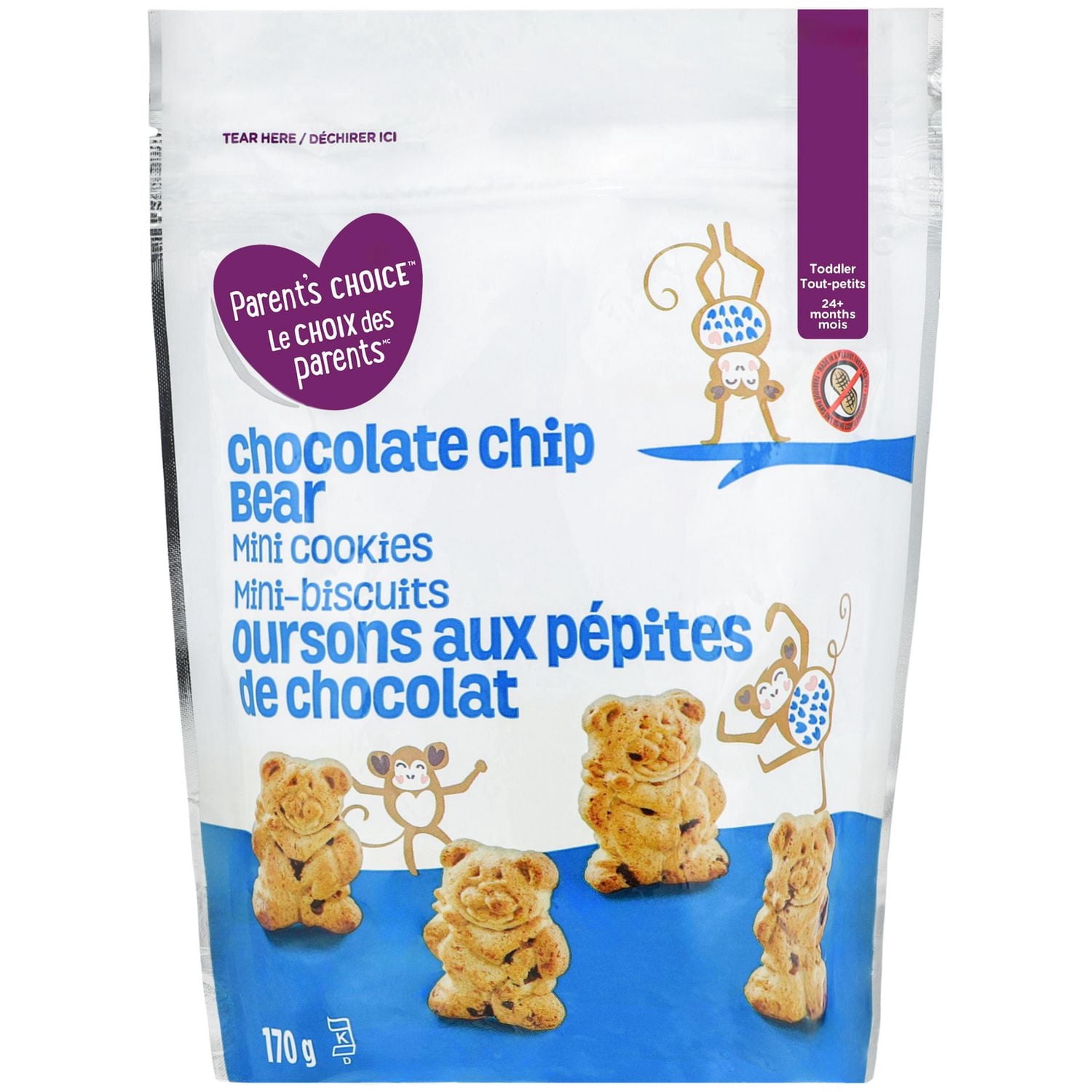 Parent's Choice Chocolate Chip Bear Mini Cookies