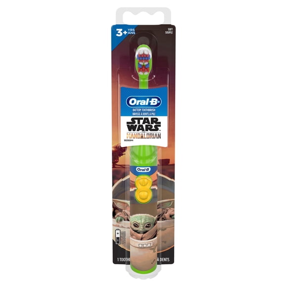 Oral-B Brosse à Dents à Pile pour Enfants avec Avengers de Marvel, Poils Souples, pour Enfants de 3+ Ans