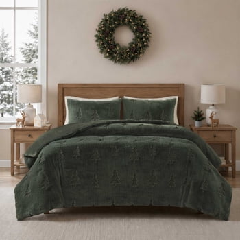 Ensemble de couette 3 pièces en fausse fourrure de Holiday Time