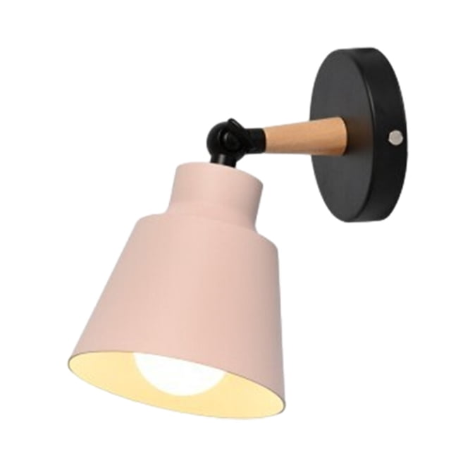 Lamps for Bedrooms 9 In Wall Lamp Wall-Mounted Bedside Table Iron Art Plain Aisle Wall Lamp Suitable for Bedroom Bedside Aisle Study (Light Source Not Included) Wall Art for Bedroom